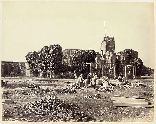 Ruins of the Residency, between 1864 and 1865. Creator: Samuel Bourne