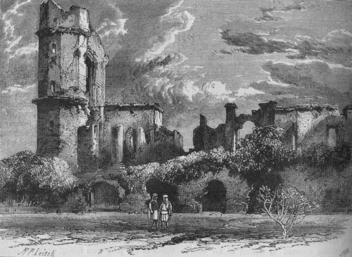 Framed Print : Ruins of the Residency at Lucknow, c1880. Artist: Richard Principal Leitch Framed Print : Ruins of the Residency at Lucknow, c1880. Artist: Richard Principal Leitch
