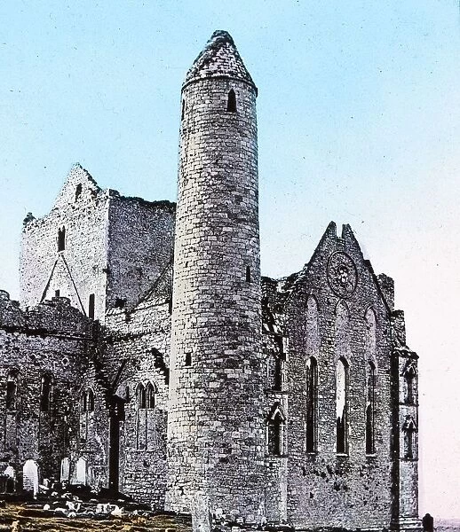 Ruins on the Rock of Cashel Co. Tipperary, c1910