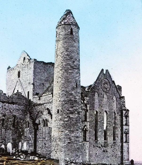 Framed Print : Ruins on the Rock of Cashel Co. Tipperary, c1910