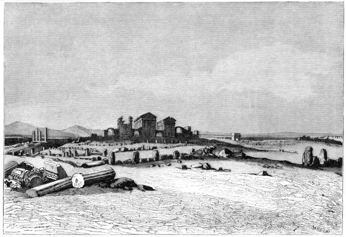Framed Print : Ruins of Sbeitla, the ancient Sufetula, c1890. Artist: Barbant Framed Print : Ruins of Sbeitla, the ancient Sufetula, c1890. Artist: Barbant