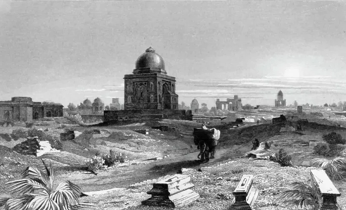 Framed Print : Ruins South Side of Old Delhi, 1835. Creator: Thomas Shotter Boys Framed Print : Ruins South Side of Old Delhi, 1835. Creator: Thomas Shotter Boys
