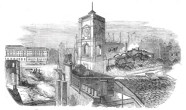 Ruins of St Olafs Church, 1843. Creator: Unknown