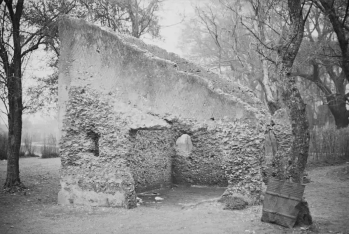 Framed Print : Ruins of supposed Spanish mission, Georgia, 1935. Creator: Walker Evans Framed Print : Ruins of supposed Spanish mission, Georgia, 1935. Creator: Walker Evans