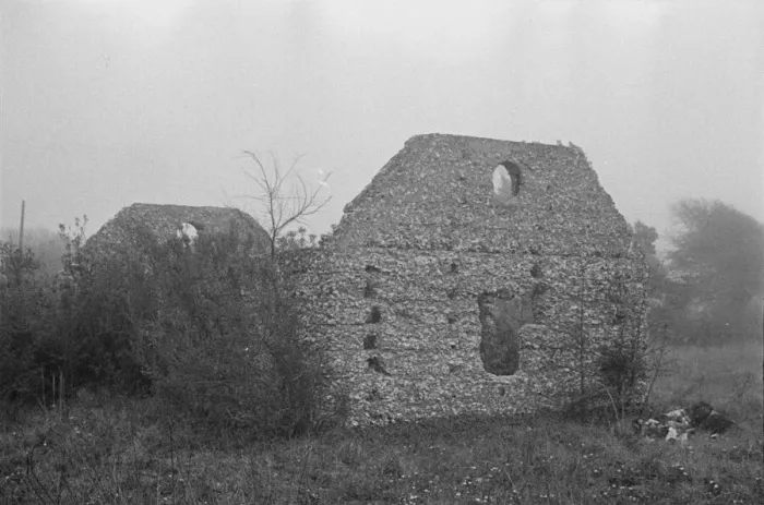 Framed Print : Ruins of supposed Spanish mission, Georgia, 1936. Creator: Walker Evans Framed Print : Ruins of supposed Spanish mission, Georgia, 1936. Creator: Walker Evans