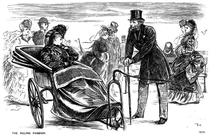 Framed Print : The Ruling Passion, 1872 (1891). Artist: George du Maurier Framed Print : The Ruling Passion, 1872 (1891). Artist: George du Maurier