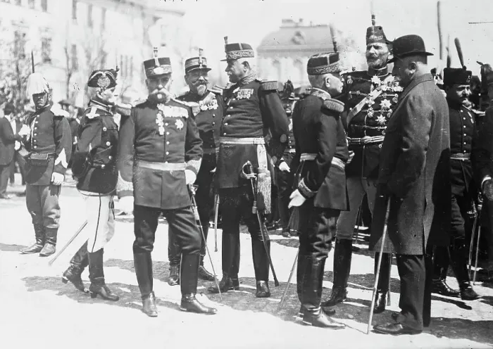 Framed Print : Rumanian Officers, between c1915 and c1920. Creator: Bain News Service Framed Print : Rumanian Officers, between c1915 and c1920. Creator: Bain News Service