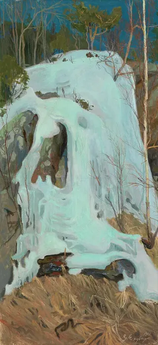 Framed Print : Rumbling Ice, 1901. Creator: Gabriel Engberg Framed Print : Rumbling Ice, 1901. Creator: Gabriel Engberg