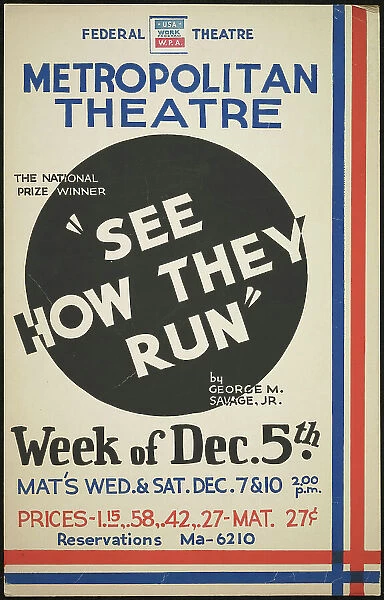 See How They Run, [193-]. Creator: Unknown