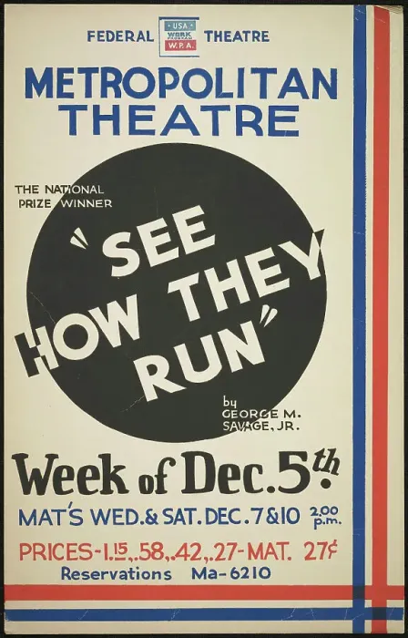 Framed Print : See How They Run, [193-]. Creator: Unknown