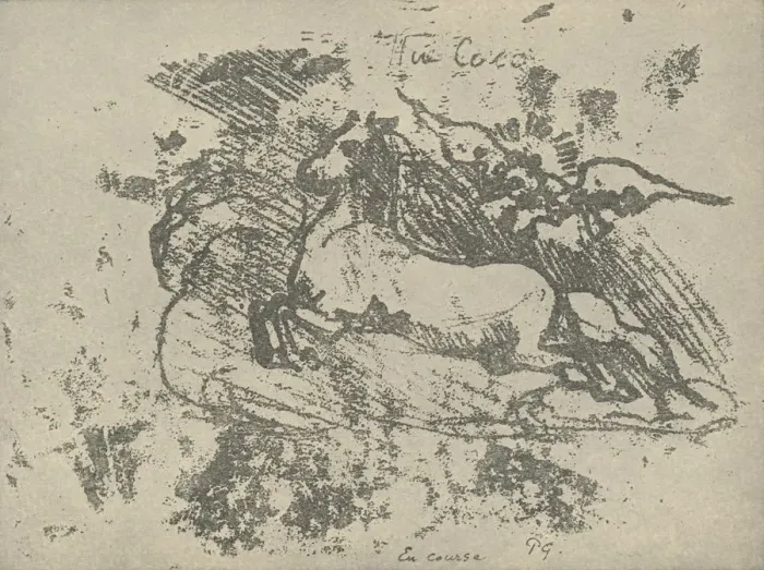 Framed Print : Running, 1936. Artist: Paul Gauguin Framed Print : Running, 1936. Artist: Paul Gauguin