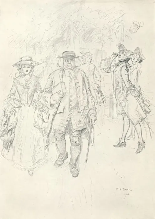Framed Print : Running The Gauntlet - Stage II, c1920. Artist: Charles Edmund Brock Framed Print : Running The Gauntlet - Stage II, c1920. Artist: Charles Edmund Brock