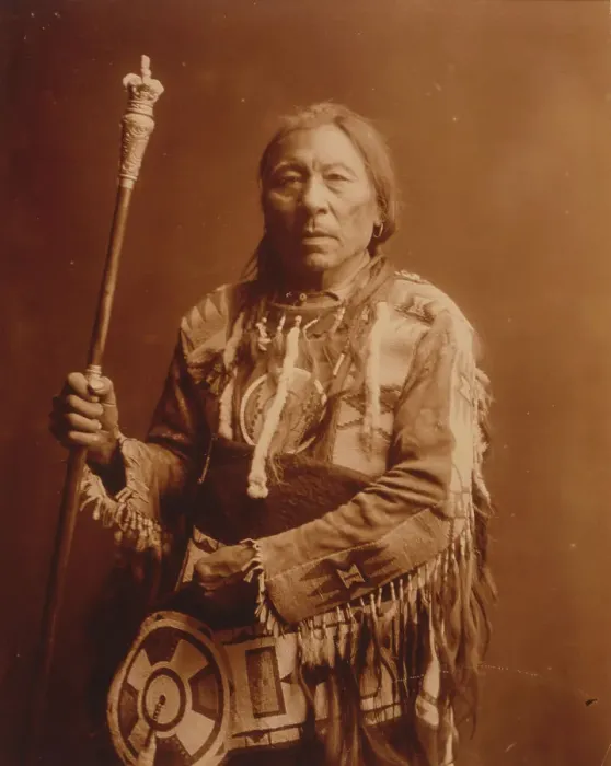 Framed Print : Running Rabbit, c1900. Creator: Edward Sheriff Curtis Framed Print : Running Rabbit, c1900. Creator: Edward Sheriff Curtis