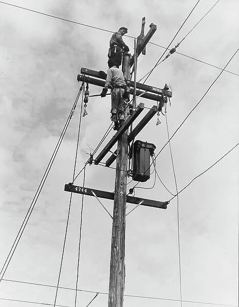Rural electrification, San Joaquin Valley, California, 1938. Creator: Dorothea Lange