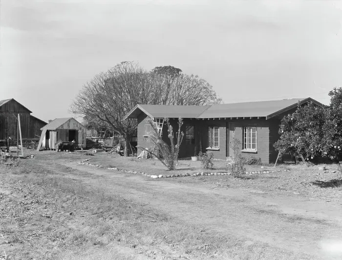 Framed Print : Rural rehabilitation, Tulare County, California, 1938. Creator: Dorothea Lange Framed Print : Rural rehabilitation, Tulare County, California, 1938. Creator: Dorothea Lange