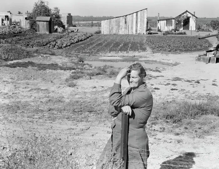 Framed Print : Rural rehabilitation, Tulare County, California, 1938. Creator: Dorothea Lange Framed Print : Rural rehabilitation, Tulare County, California, 1938. Creator: Dorothea Lange