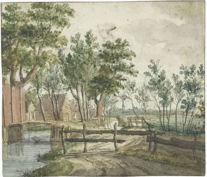 Framed Print : Rural speed at Voorburg, 1739-1782. Creator: Paulus Constantijn la Fargue Framed Print : Rural speed at Voorburg, 1739-1782. Creator: Paulus Constantijn la Fargue