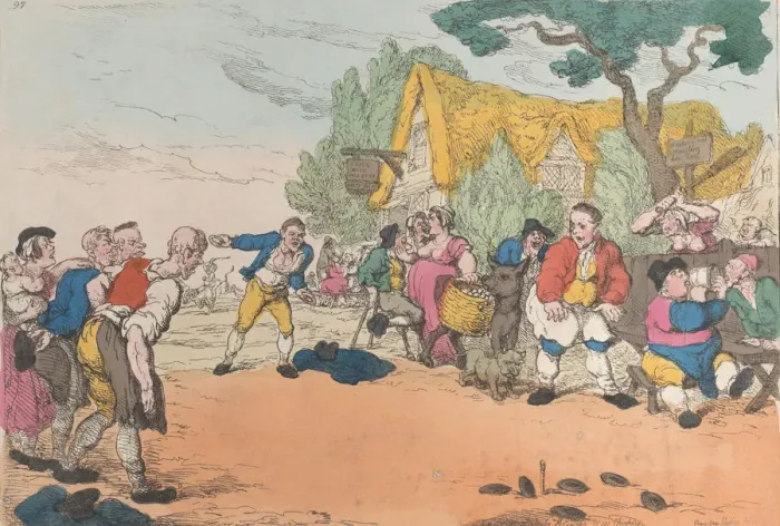 Framed Print : Rural Sports or Game at Quoits, October 30, 1811. October 30, 1811 Framed Print : Rural Sports or Game at Quoits, October 30, 1811. October 30, 1811
