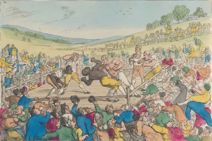 Framed Print : Rural Sports, A Milling Match, September 29, 1811. September 29, 1811 Framed Print : Rural Sports, A Milling Match, September 29, 1811. September 29, 1811