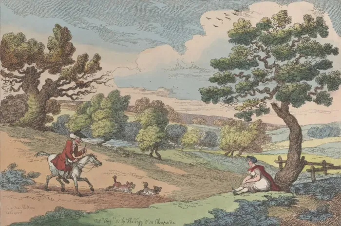 Framed Print : Rural Sports, or an Old Mole Catcher in Full Scent, August 31, 1811. August 31, 1811 Framed Print : Rural Sports, or an Old Mole Catcher in Full Scent, August 31, 1811. August 31, 1811