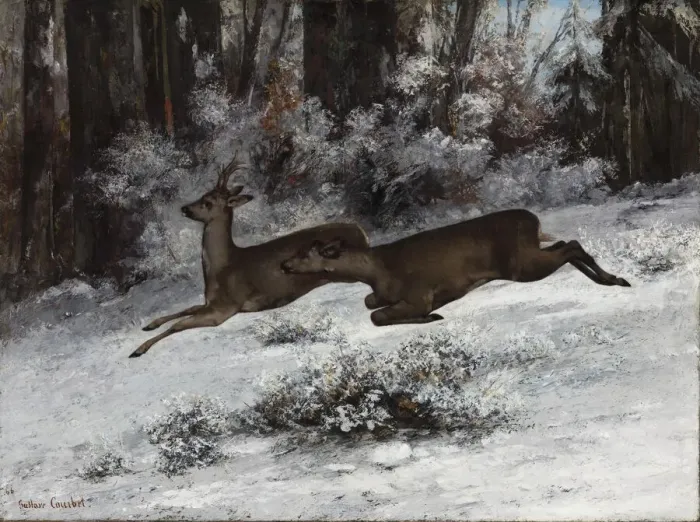 Framed Print : The Ruse, Roe Deer Hunting Episode (Franche-Comte), 1866 Framed Print : The Ruse, Roe Deer Hunting Episode (Franche-Comte), 1866