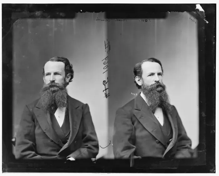 Framed Print : Rush Clark of Iowa, 1865-1880. Creator: Unknown Framed Print : Rush Clark of Iowa, 1865-1880. Creator: Unknown