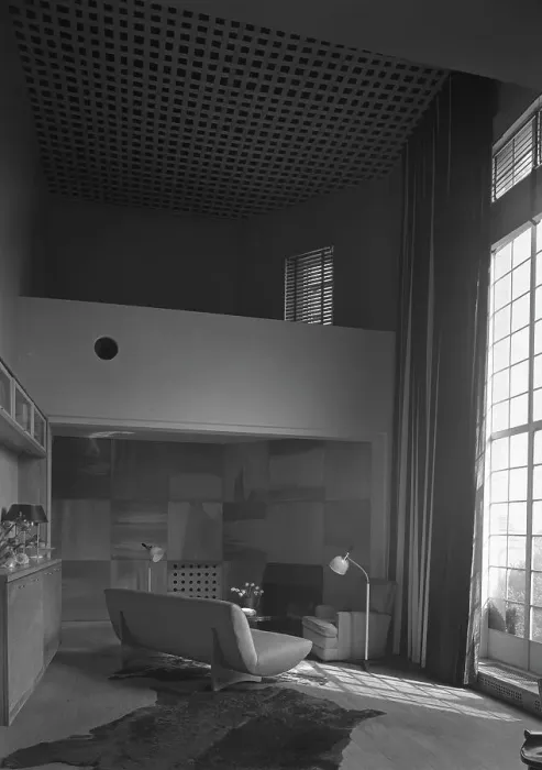 Framed Print : Russel Wright, residence at 7 Park Ave. New York City, 1943. Creator: Gottscho-Schleisner, Inc Framed Print : Russel Wright, residence at 7 Park Ave. New York City, 1943. Creator: Gottscho-Schleisner, Inc