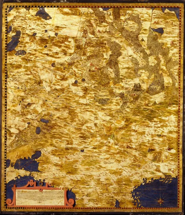 Framed Print : Russia Moscovia, c. 1565. Artist: Danti, Egnazio (1536-1586) Framed Print : Russia Moscovia, c. 1565. Artist: Danti, Egnazio (1536-1586)