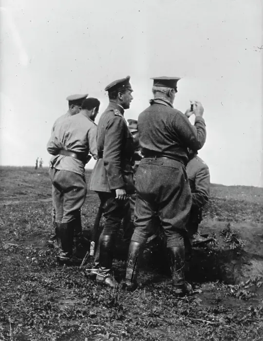 Framed Print : Russia War Pictures - General Scott On Eastern Front, 1917. Creator: Unknown Framed Print : Russia War Pictures - General Scott On Eastern Front, 1917. Creator: Unknown