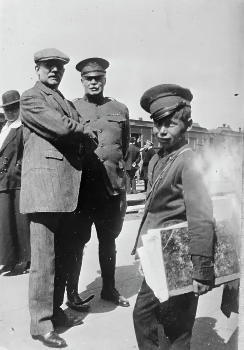 Framed Print : Russia War Pictures - General Scott On Eastern Front, 1917. Creator: Unknown Framed Print : Russia War Pictures - General Scott On Eastern Front, 1917. Creator: Unknown