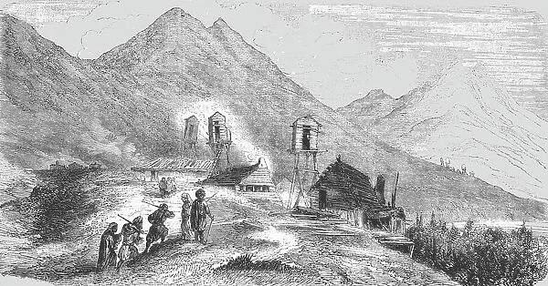 Russian Advanced Post in the Caucasus, 1854. Creator: Unknown