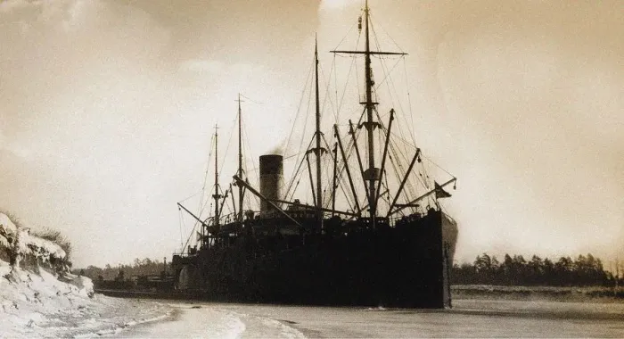 Framed Print : Russian armed transport ship Irtysh Artist: Anonymous Framed Print : Russian armed transport ship Irtysh Artist: Anonymous