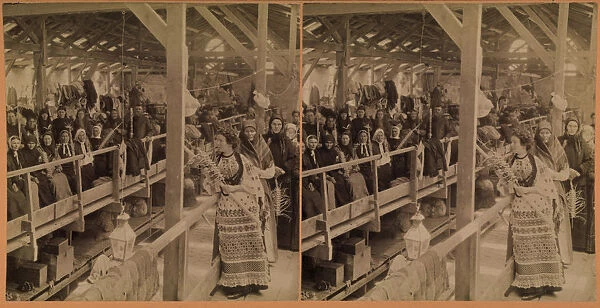 Russian barracks for pilgrims, Jerusalem, Palestine (Stereograph), 1890-1900