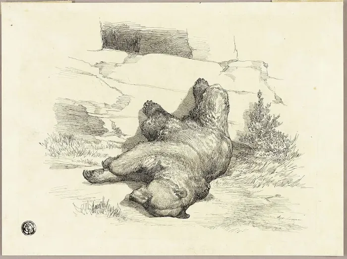 Framed Print : Russian Bear, n.d. Creator: Auguste-Andre Lancon Framed Print : Russian Bear, n.d. Creator: Auguste-Andre Lancon