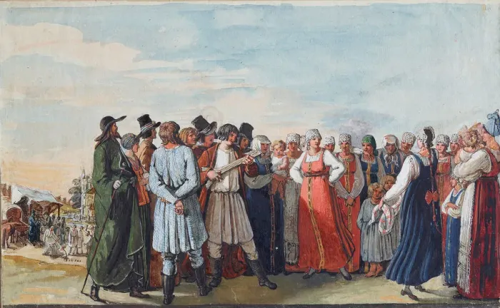 Framed Print : Russian Dance, 1817-1818 Framed Print : Russian Dance, 1817-1818