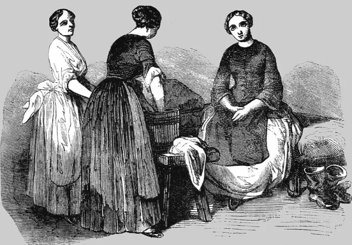 Framed Print : Russian Female Prisoners, 1854. Creator: Unknown Framed Print : Russian Female Prisoners, 1854. Creator: Unknown