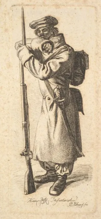 Framed Print : The Russian Infantryman, 1815. Creator: Johann Christian Erhard Framed Print : The Russian Infantryman, 1815. Creator: Johann Christian Erhard