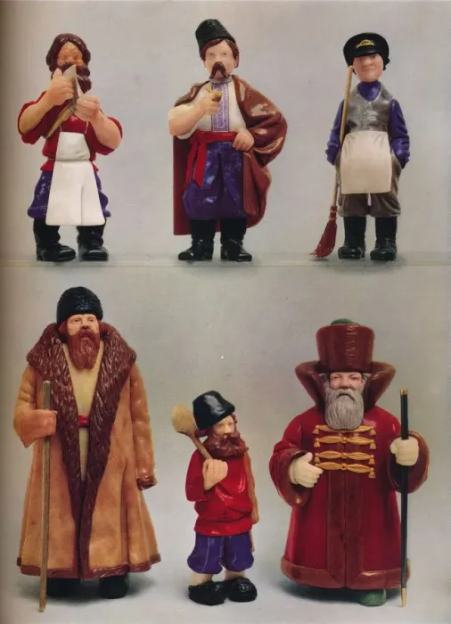 Framed Print : Russian National Types, c1935. Artist: Carl Faberge Framed Print : Russian National Types, c1935. Artist: Carl Faberge