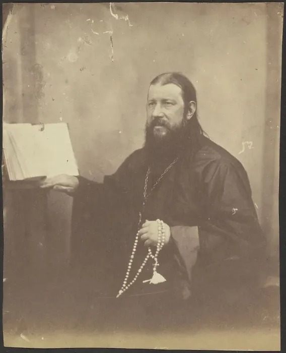 Framed Print : A Russian Orthodox Priest, about 1852. Creator: Unknown Framed Print : A Russian Orthodox Priest, about 1852. Creator: Unknown