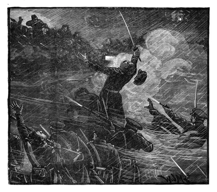 Framed Print : Russian repulse at Silistria, 19th century, (1888) Framed Print : Russian repulse at Silistria, 19th century, (1888)