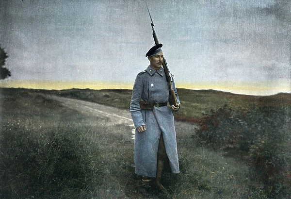 Russian sentry, c1890. Artist: Gillot