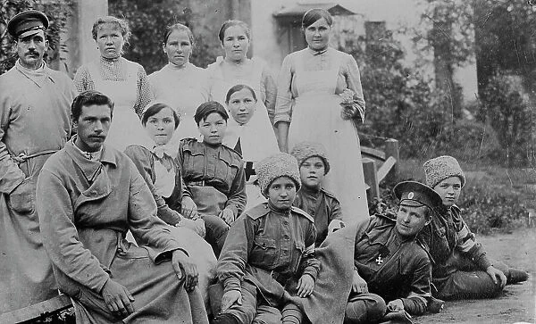 Russian women hospital orderlies, between c1915 and 1918. Creator: Bain News Service
