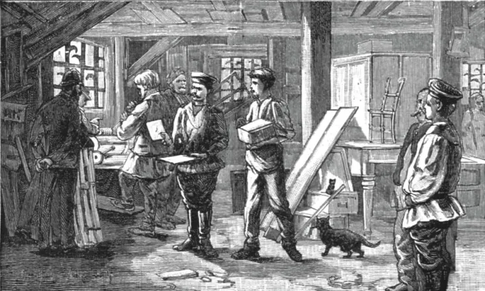 Framed Print : Russia's Traetment of her Prisoners; Notes at Kharsakov, Saghalien, Eastern Siberia; Carpenters Sh Creator: Unknown Framed Print : Russia's Traetment of her Prisoners; Notes at Kharsakov, Saghalien, Eastern Siberia; Carpenters Sh Creator: Unknown