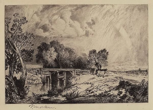A Rustic Bridge, 1879. Creator: Thomas Moran