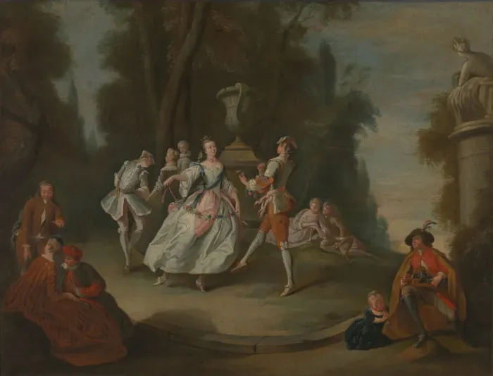 Framed Print : Rustic Dance, 18th-19th century. Creator: Unknown Framed Print : Rustic Dance, 18th-19th century. Creator: Unknown