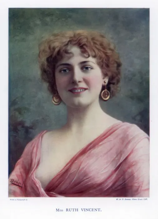 Framed Print : Ruth Vincent, actress and singer, 1901. Artist: W&D Downey Framed Print : Ruth Vincent, actress and singer, 1901. Artist: W&D Downey