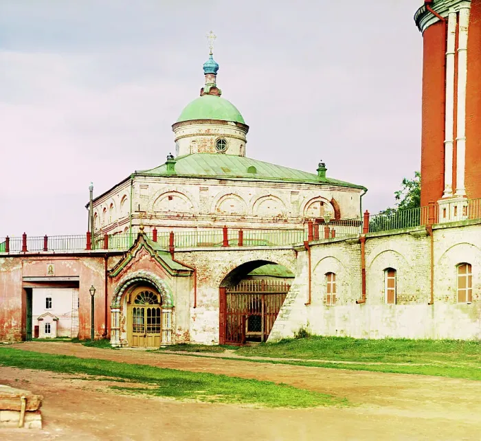 Framed Print : Ryazan: The Church of Archangel Michael, formerly belonging to the Grand Duke, next to... 1912. Creator: Sergey Mikhaylovich Prokudin-Gorsky Framed Print : Ryazan: The Church of Archangel Michael, formerly belonging to the Grand Duke, next to... 1912. Creator: Sergey Mikhaylovich Prokudin-Gorsky