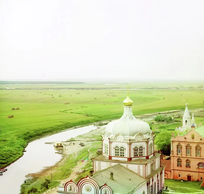 Framed Print : Ryazan. The Trubezh River and the Cathedral of Christ's Nativity, 1912. Creator: Sergey Mikhaylovich Prokudin-Gorsky Framed Print : Ryazan. The Trubezh River and the Cathedral of Christ's Nativity, 1912. Creator: Sergey Mikhaylovich Prokudin-Gorsky