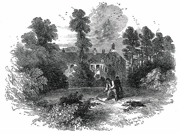 Rydal Mount: the Residence of Mr. Wordsworth, from an original drawing, 1850. Creator: Unknown