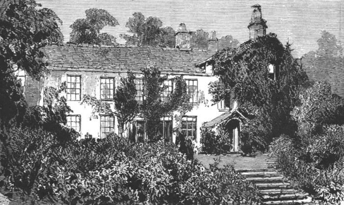 Framed Print : Rydal Mount, Wordsworths house, 1888. Creator: Unknown Framed Print : Rydal Mount, Wordsworths house, 1888. Creator: Unknown
